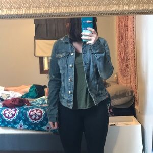 denim x super stretch jean jacket